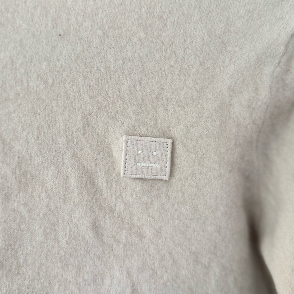 Acne Studios Kurtle Turtleneck Face Patch Wool Sw… - image 2